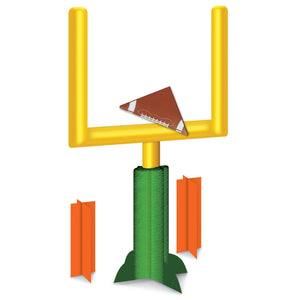 Bulk 3-D Football Goal Post Centerpieces (Case of 24) by Beistle