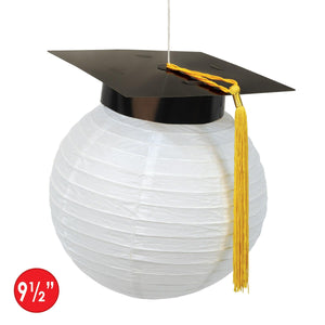 Grad Cap Paper Lanterns, party supplies, decorations, The Beistle Company, Graduation, Bulk, Graduation Party Supplies, Graduation Party Decorations, Miscellaneous Graduation Decorations