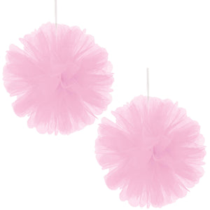 Tulle Balls Pink, party supplies, decorations, The Beistle Company, General Occasion, Bulk, General Party Decorations, Tulle Balls 