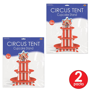 Circus Tent Cupcake Stand, party supplies, decorations, The Beistle Company, Circus, Bulk, Other Party Themes, Circus Party Theme 