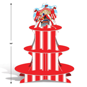 Circus Tent Cupcake Stand, party supplies, decorations, The Beistle Company, Circus, Bulk, Other Party Themes, Circus Party Theme 