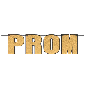 Prom Party Streamer- Gold - Bulk 12 Pack