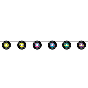 Records Party Streamer - Bulk 12 Pack