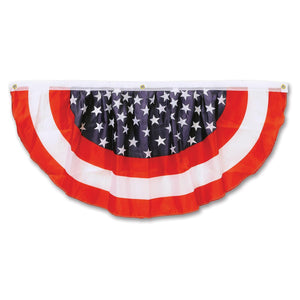 4 ft.-  Stars/Stripes Fabric Party Bunting - Bulk 6 Pack