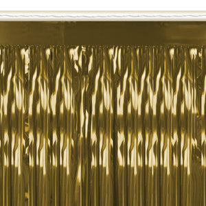 1-Ply Metallic Fringe Drape - gold