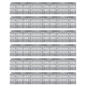 1-Ply Metallic Fringe Drape - silver