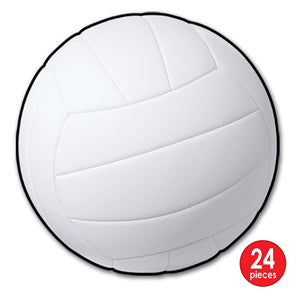 Bulk Sports Party Volleyball Cutout (Case of 24) by Beistle