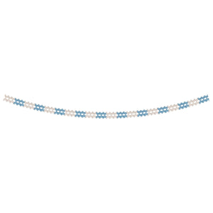 Party Decorations - Pageant Garland - lt blue & white