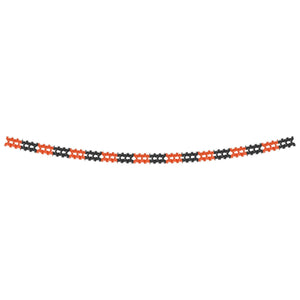 Pageant Garland - orange & black