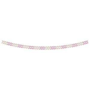 Party Decorations - Pageant Garland - pink & white