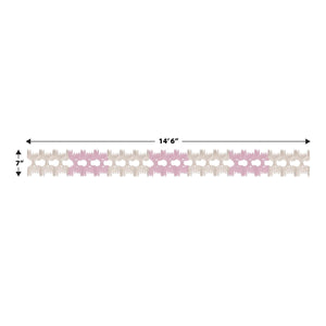 Party Decorations - Pageant Garland - pink & white