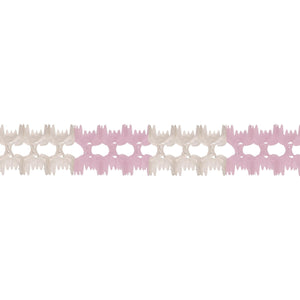 Party Pageant Garland - pink/white - Bulk 12 Pack