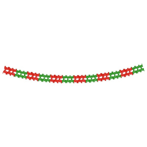 Leaf Garland - red & green