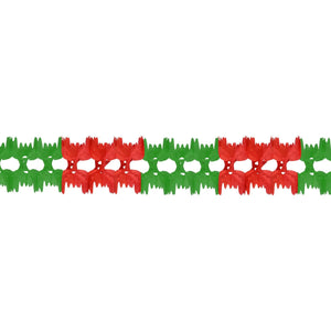 Christmas Pageant Garland - red/green - Bulk 12 Pack