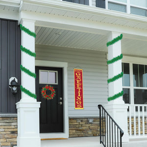 Gleam 'N Tinsel Garland Decoration- green