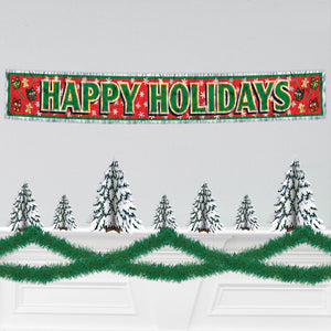 Gleam 'N Tinsel Garland Decoration- green