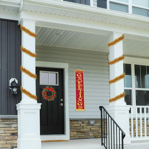 Gleam 'N Tinsel Garland Decoration- gold