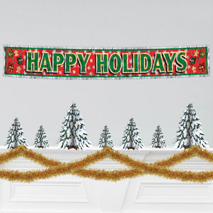 Gleam 'N Tinsel Garland Decoration- gold