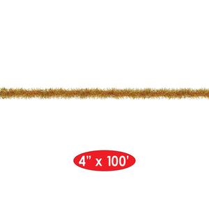 Gleam 'N Tinsel Garland Decoration- gold