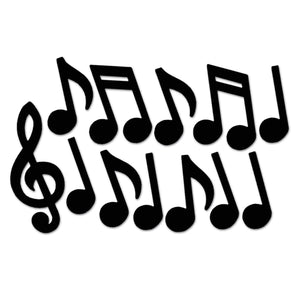 Musical Notes Party Silhouettes - Bulk/144 Silhouettes