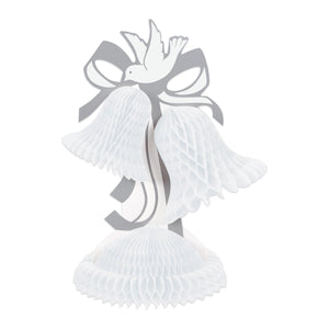 Tissue Wedding Bell Centerpiece - Bulk 12 Pack