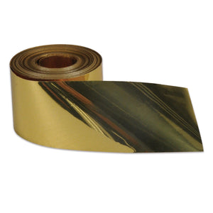 Party Gleam 'N Streamer Metallized Streamer - gold - Bulk 12 Pack