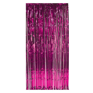 1-Ply Party Gleam 'N Curtain - cerise - Bulk 6 Pack