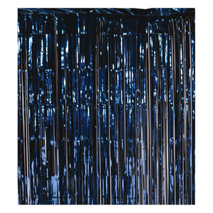 Bulk 1-Ply Gleam 'N Curtain - navy (Case of 6) by Beistle