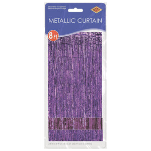 Bulk 1-Ply Gleam 'N Curtain purple (Case of 6) by Beistle