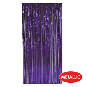 Bulk 1-Ply Gleam 'N Curtain purple (Case of 6) by Beistle