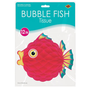 Luau Party Supplies - Tissue Bubble Fish