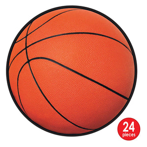 Bulk Sports Party Basketball Cutout (Case of 24) by Beistle