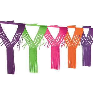 Fiesta Drop Fringe Garland - bright - Bulk 12 Pack