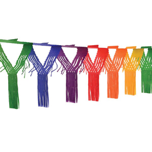 Drop Party Fringe Garland - rainbow - Bulk 12 Pack