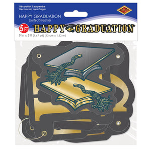 Bulk Happy Graduation Streamer (Case of 12) by Beistle