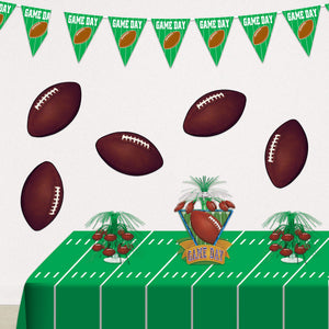 Bulk Football Party Cutout Decoration (Case of 24) by Beistle