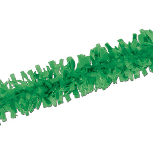 Tissue Party Festooning - green - Bulk 24 Pack