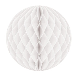 12 Inch- Party Tissue Ball - White - Bulk 24 Pack