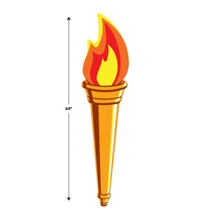 Patriotic Party Supplies - Torch Cutout