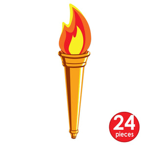 Patriotic Party Supplies - Torch Cutout