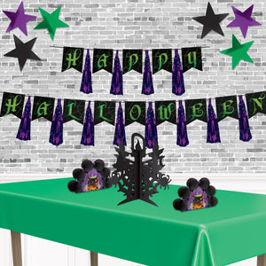 Awards Night Party Supplies - Die-Cut Foil Star - black