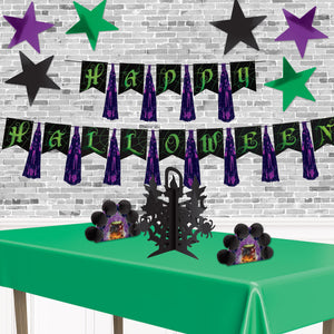 Party Decorations - Die-Cut Foil Star - green