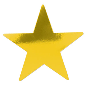 5" Foil Star Cutout - Gold - Bulk 72 Pack