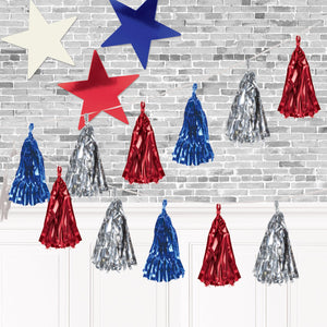 Party Decorations - Die-Cut Foil Star - blue