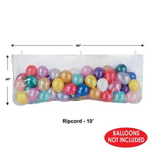 Packaged Plastic Balloon Bag - bag only