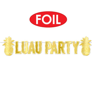 Beistle Foil Luau Party Streamer