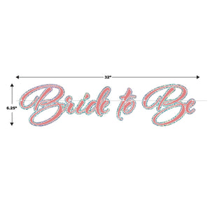 Beistle Bride To Be Streamer