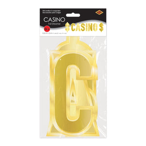 Bulk Foil Casino Streamer (12 Pkgs Per Case) by Beistle