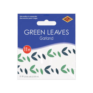 Bulk Green Leaves Garland (12 Pkgs Per Case) by Beistle