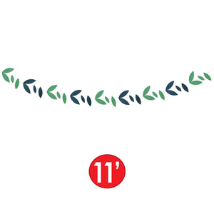 Bulk Green Leaves Garland (12 Pkgs Per Case) by Beistle